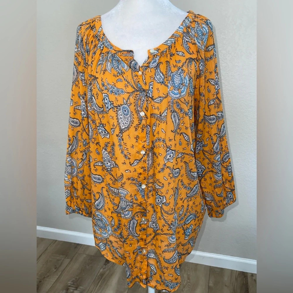 NWOT CHAPS women’s blouse - Picture 1 of 9